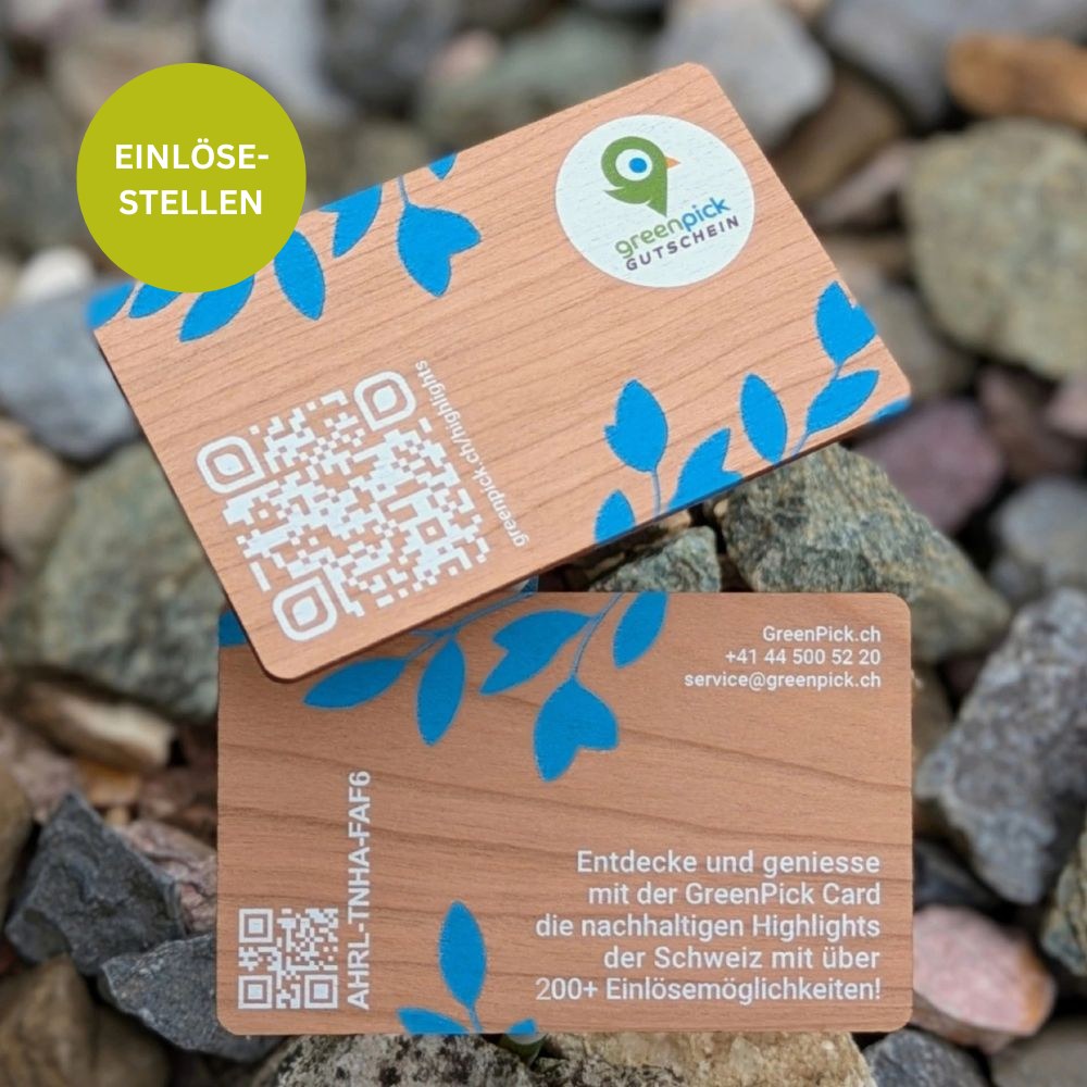GreenPick WERTgutschein Einlösestellen – Nachhaltige Vielfalt geniessen